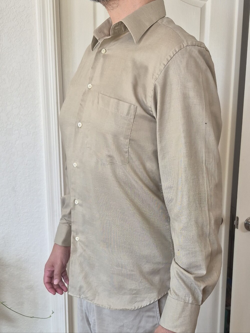 Serica Made In Italy 100% Cotton Sz 15 1/2- Large